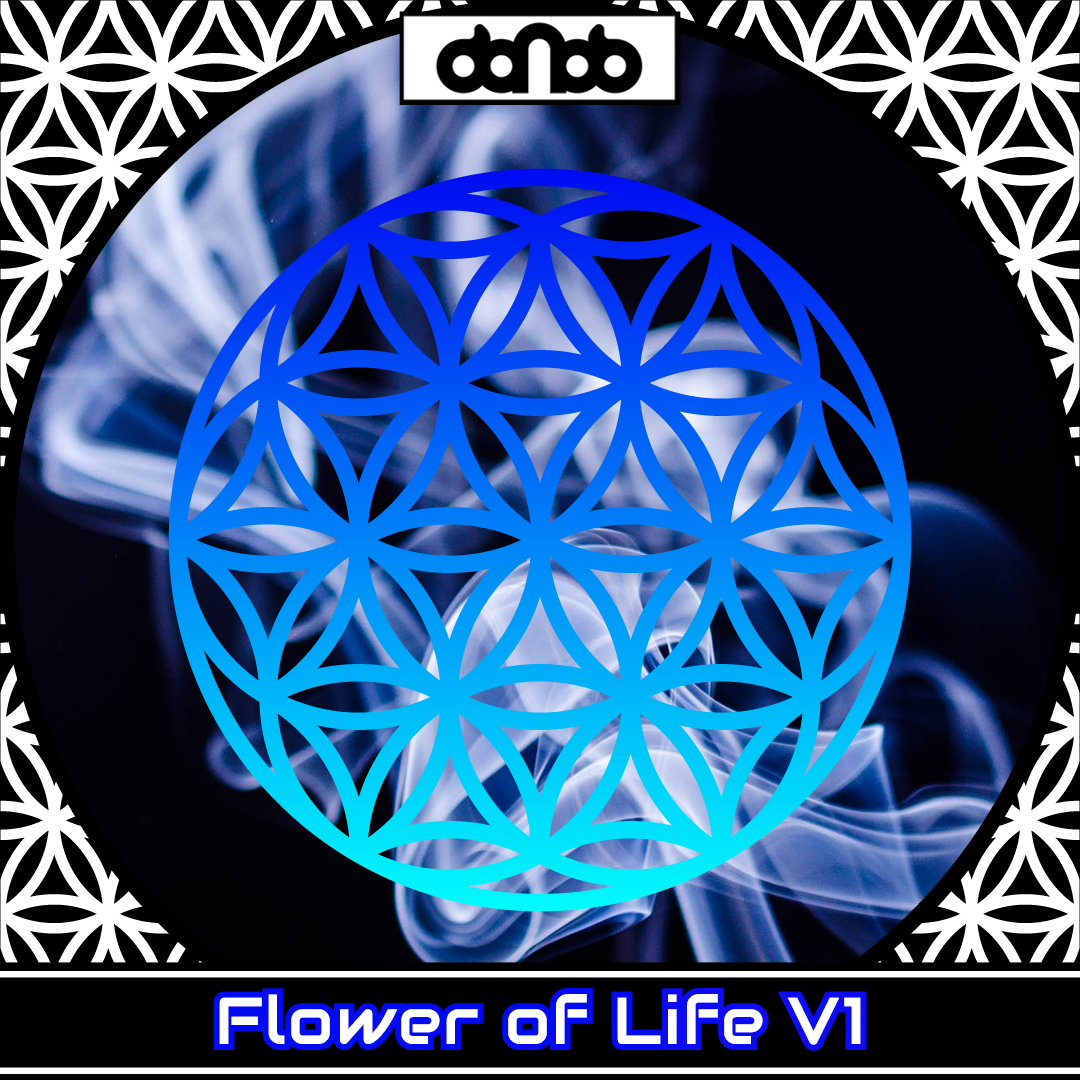 600x008 - Flower of Life V1 Neon - Bild 7