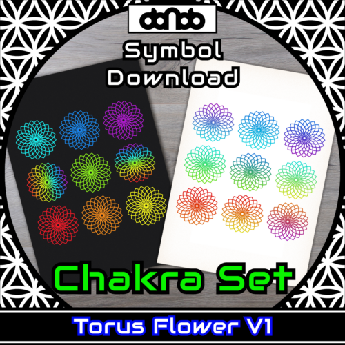 600x026 - Torus Flower V1 Chakra - Bild 1