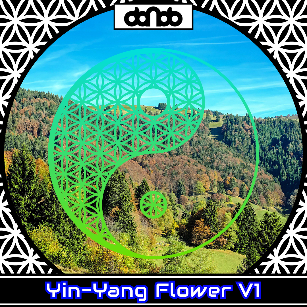 600x030 - Yin-Yang Flower V1 Chakra - Bild 3