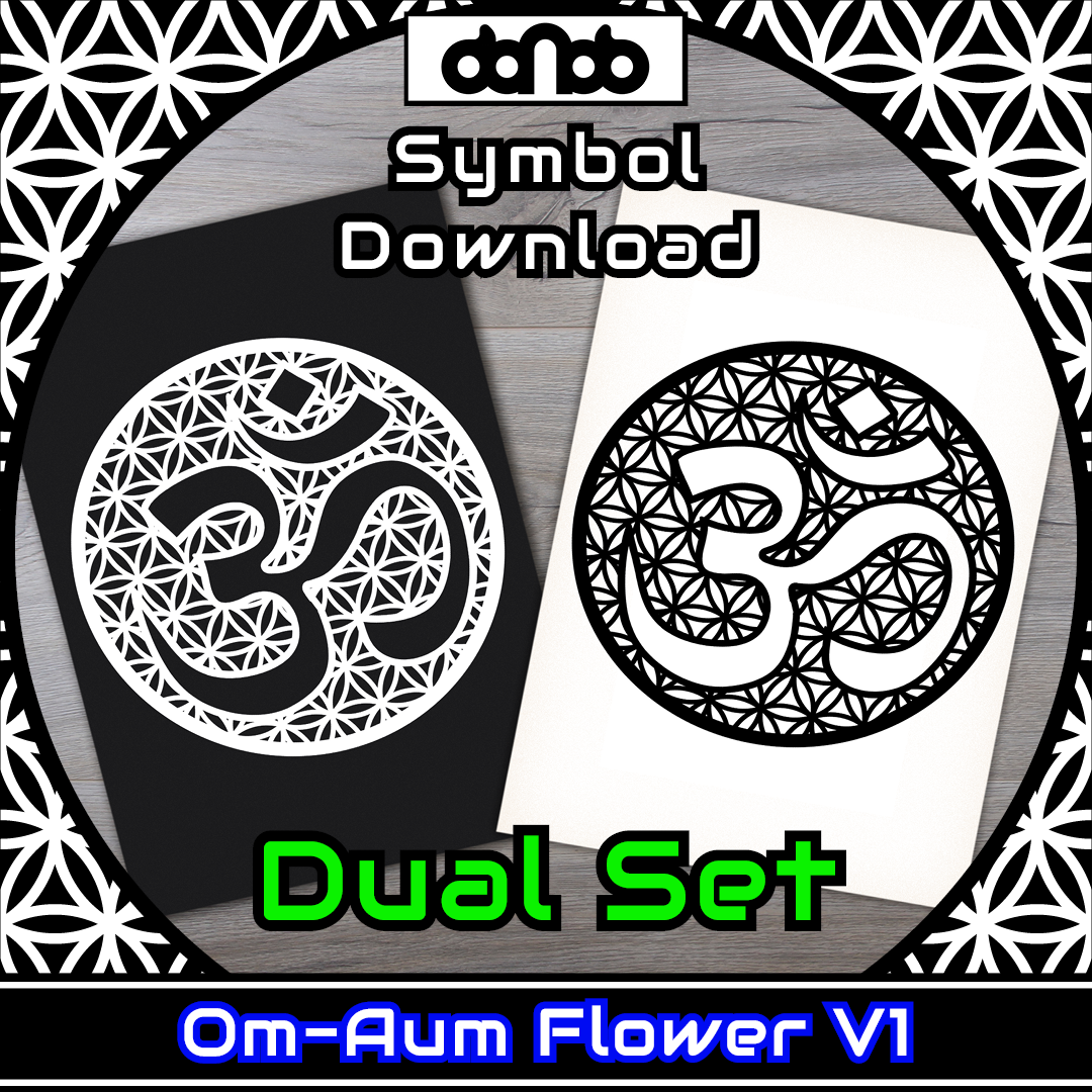 600x033 - Om-Aum Flower V1 Dual - Bild 1