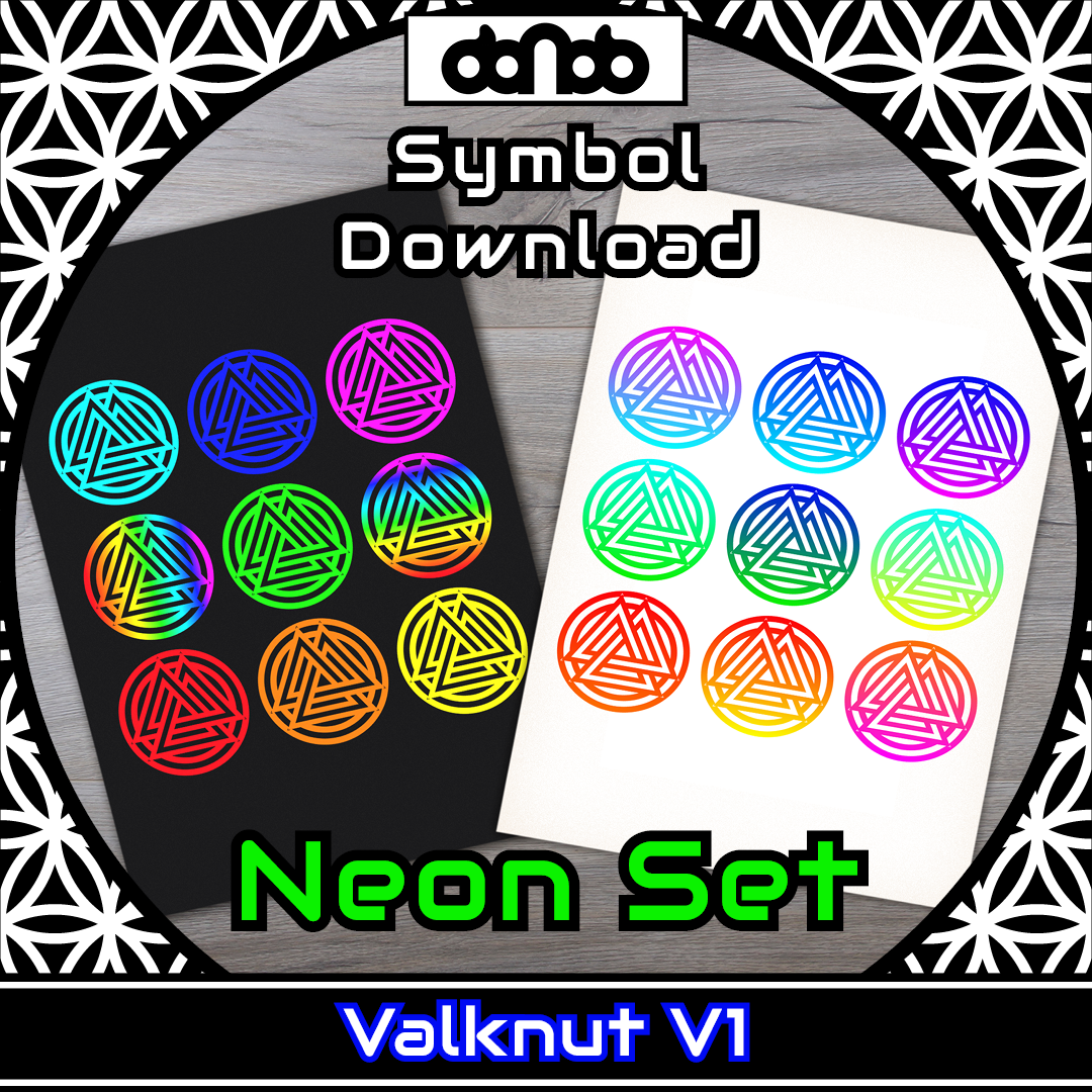 601x032 - Valknut V1 Neon - Bild 1